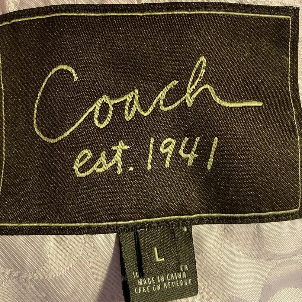 Coach Angora Wool Fuschia Coat Size L - Picture 9 of 13